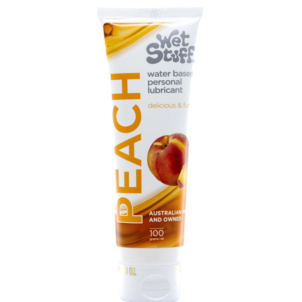 Wet Stuff PEACH Flavoured Personal Lubricant Water Based Oral Sex Lube