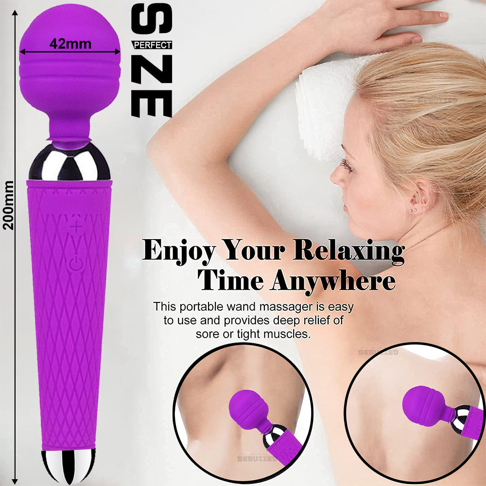 NEW Powerful Cordless Massage Magic Body Wand Personal Massager Waterproof USB