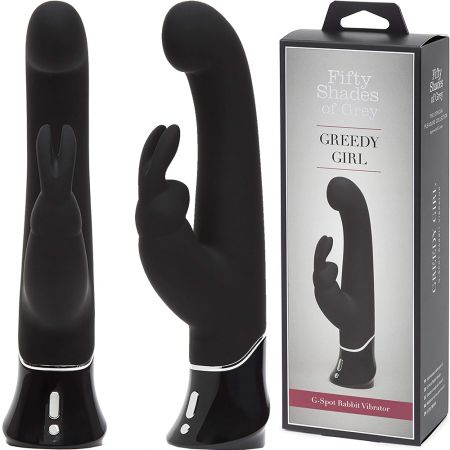 FIFTY SHADES OF GREY GREEDY GIRL G-SPOT RECHARGEABLE RABBIT VIBRATOR