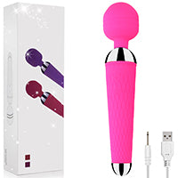 BeBuZZed Wafer Wand USB Rechargeable Vibrator Pink