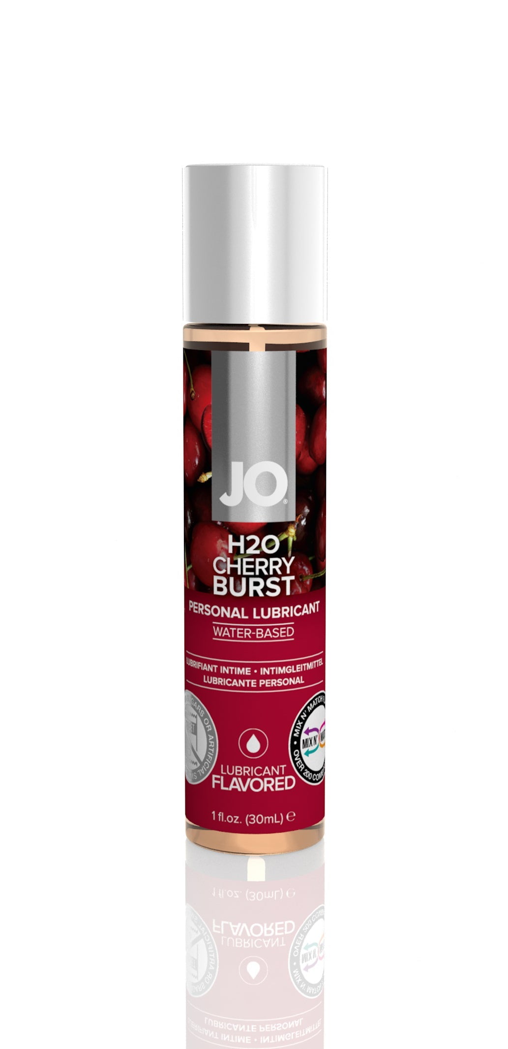 System JO H2O Flavored Cherry Burst Personal Lubricant Oral Sex Lube 30ml