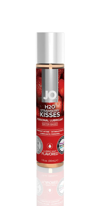System JO H2O Flavored Strawberry Kiss Personal Lubricant Oral Sex Lube 30ml