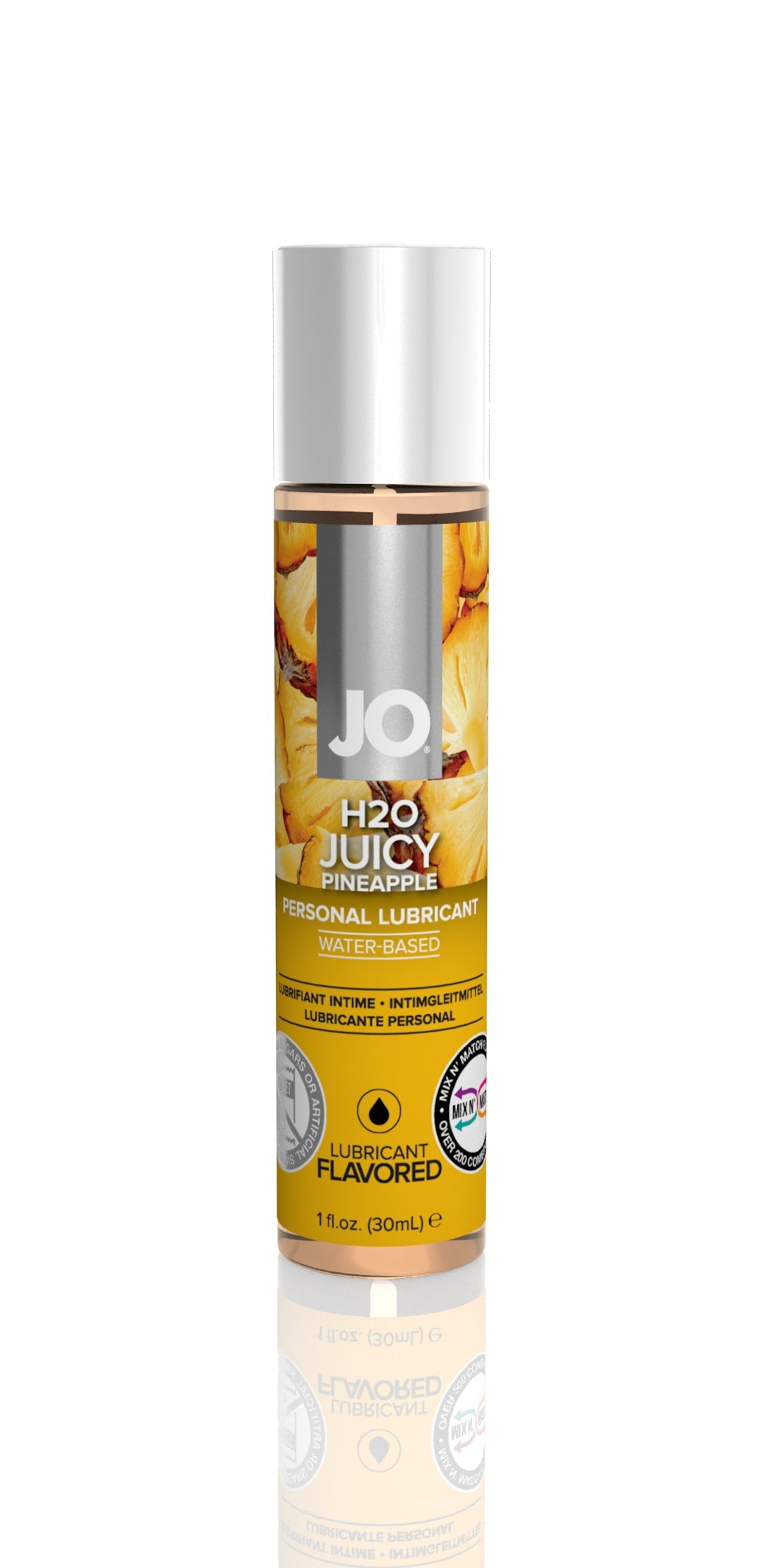 System JO H2O Flavored Juicy Pineapple Personal Lubricant Oral Sex Lube 30ml