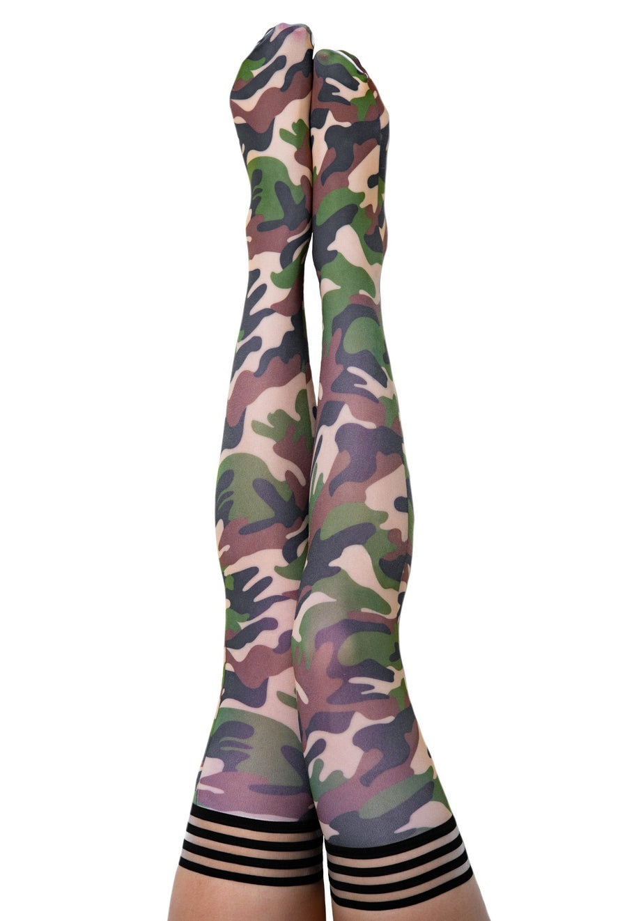 Kixies Alex - Camo Thigh High size A