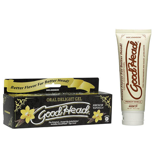 GoodHead Oral Delight Gel French Vanilla Flavoured Oral Sex Lotion Lubricant
