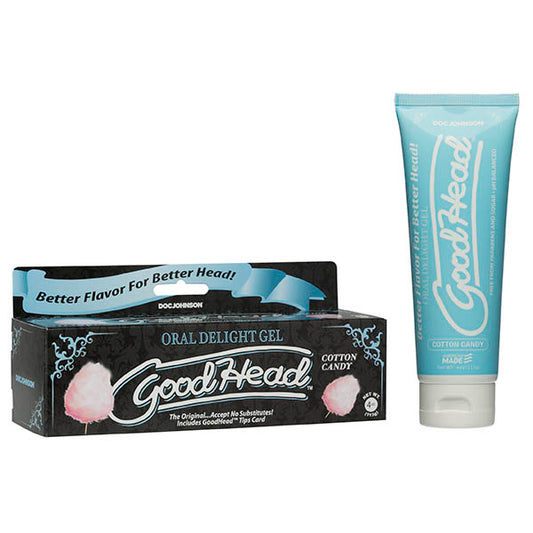 GoodHead Oral Delight Gel Cotton Candy Flavoured Oral Sex Lotion Lubricant Lube