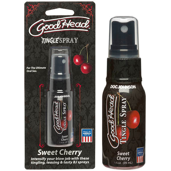 Doc Johnson GoodHead Tingle Spray CHERRY Flavoured Edible Oral Sex Lube