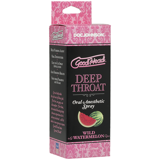 GoodHead Deep Throat Spray Watermelon Oral Sex Lube