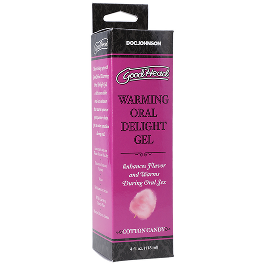 GoodHead - Warming Head Oral Delight Gel - Cotton Candy - 4 fl. oz.