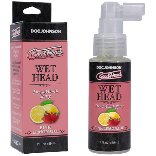 Goodhead Wet Head Dry Mouth Spray Pink Lemonade