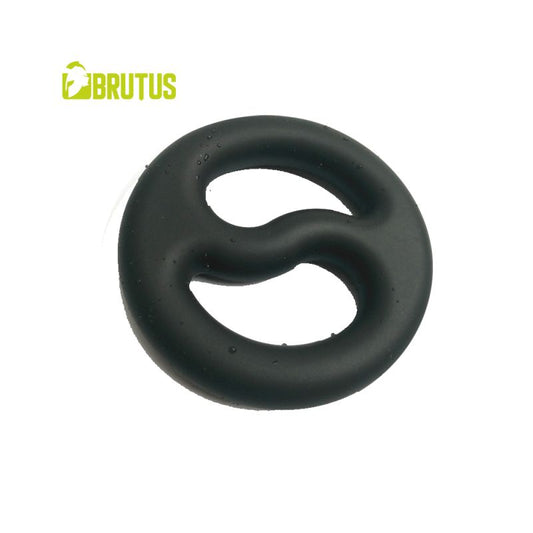 Brutus Yin Yang Silicone Cock and Ball Duo Ring