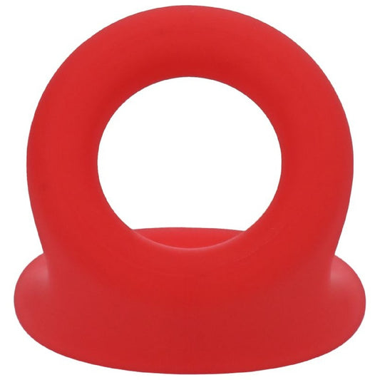 Uplift Silicone Cock Ring Crimson Red