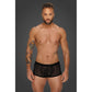 Leopard Flock Short Shorts