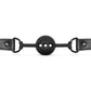 Breathable Silicone Ball Gag Black