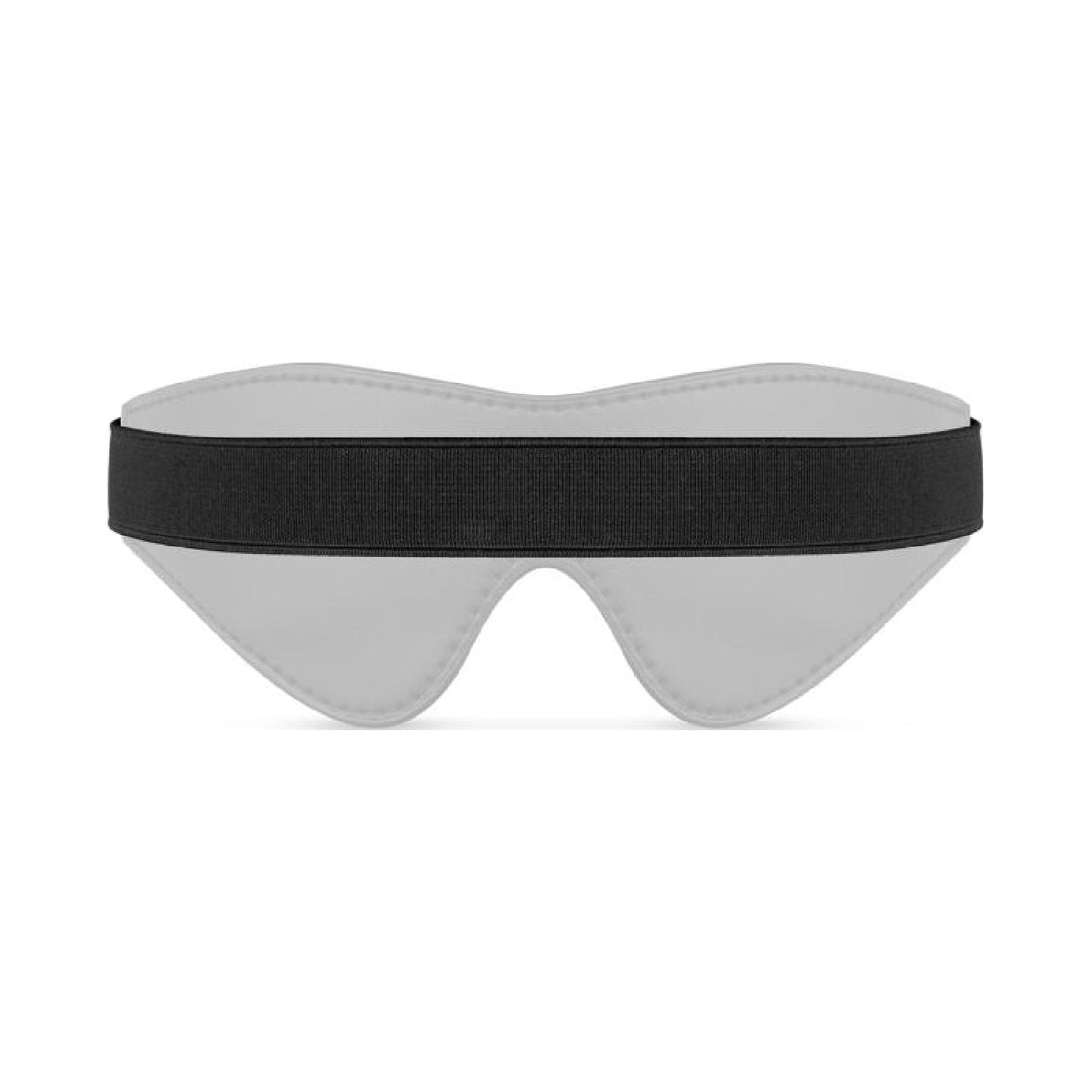 Faux Leather Blindfold Black