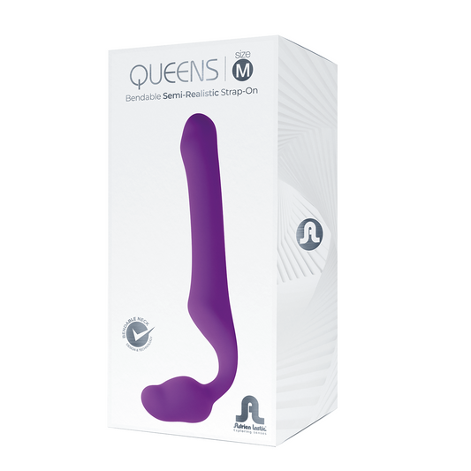 Adrien Lastic Queens Strapless Strap On Purple Medium