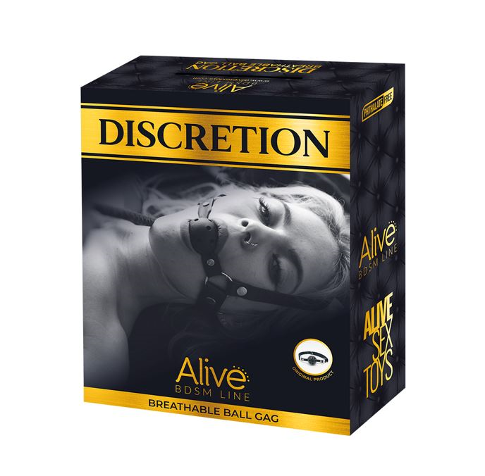 ALIVE DISCRETION BLACK BALL GAG