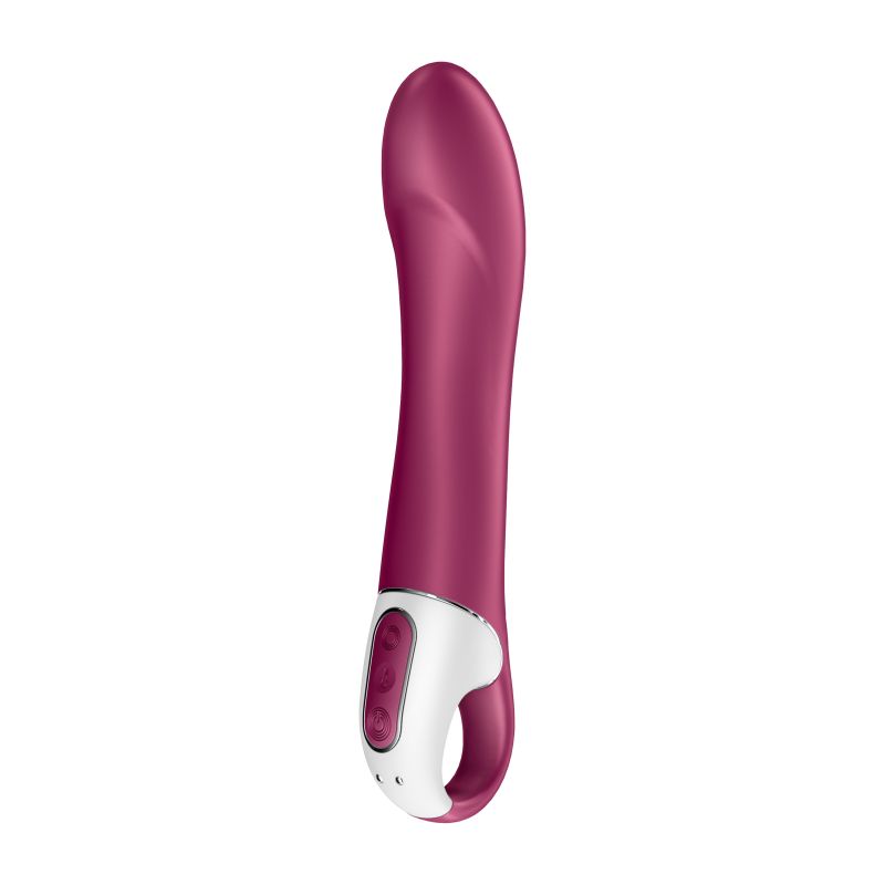 Satisfyer Big Heat Warming G-Spot Vibrator APP 9" Dildo Couples Sex Toy