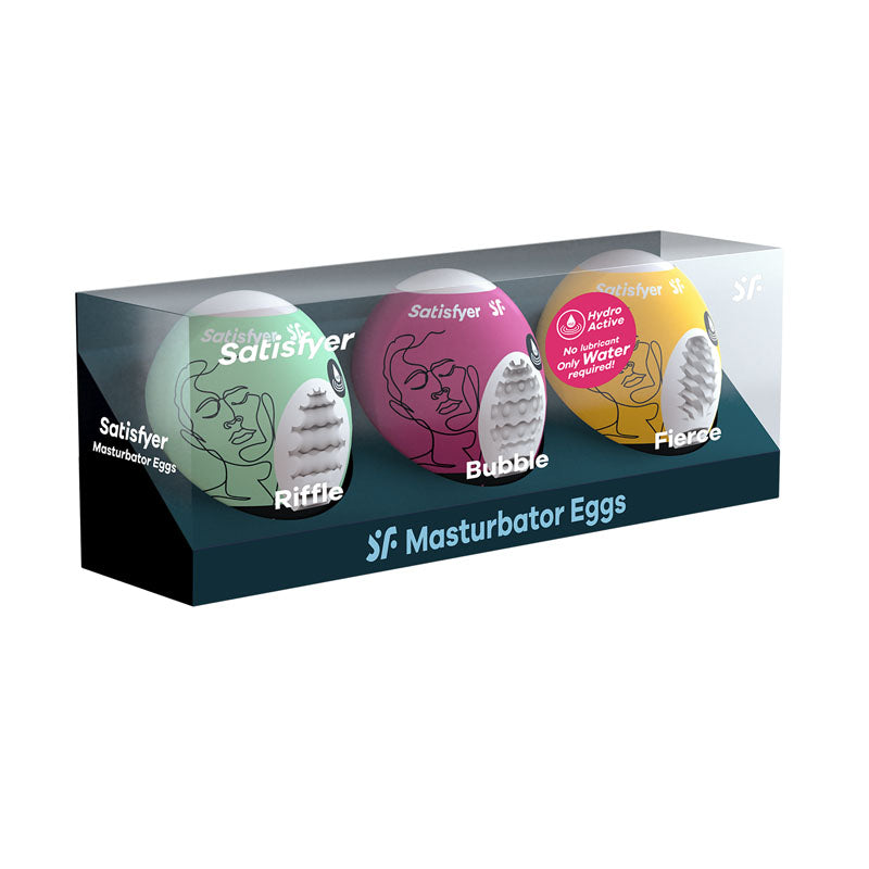 Satisfyer Masturbator Eggs - Mixed 3 Pack #1