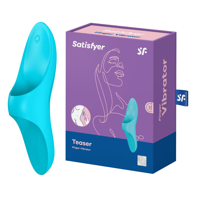 Satisfyer Teaser USB Rechargeable Finger Vibrator Clitoral Stimulator Sex Toy