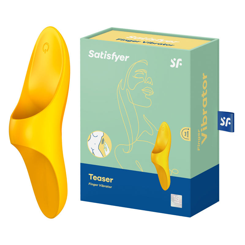 Satisfyer Teaser USB Rechargeable Finger Vibrator Clitoral Stimulator Sex Toy