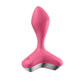 Satisfyer Game Changer Vibrating Anal Plug Silicone Butt Vibrator USB Pink
