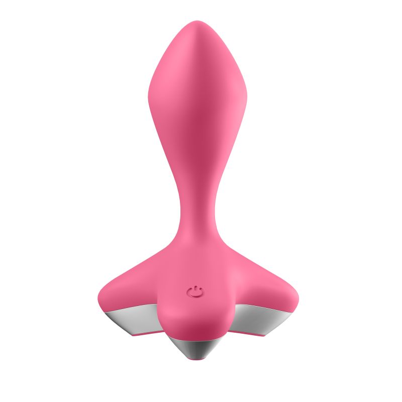 Satisfyer Game Changer Vibrating Anal Plug Silicone Butt Vibrator USB Pink