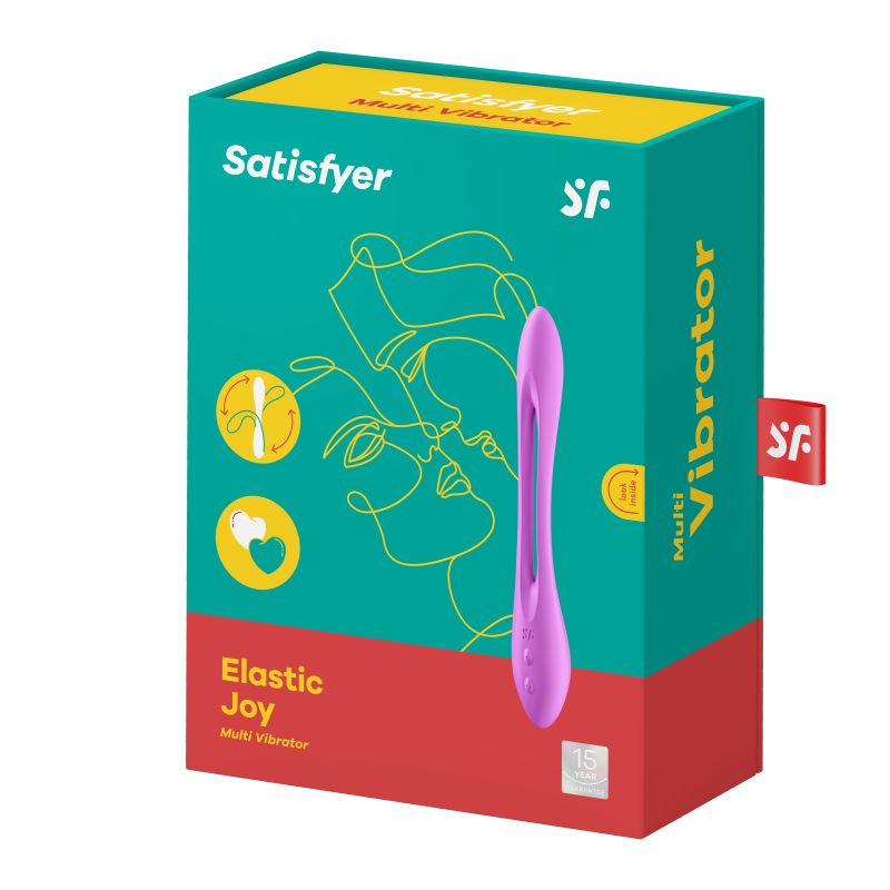 Satisfyer Elastic Joy Rechargeable Flexible Vibrator Violet