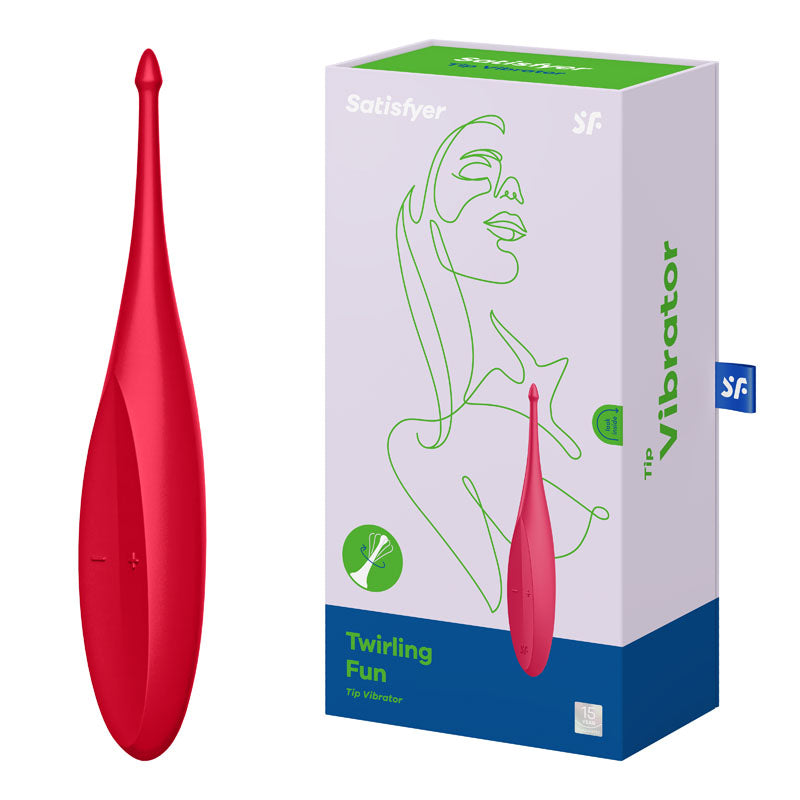 Satisfyer Twirling Fun Clitoral Stimulator Vibrator Erogenous USB Sex Toy