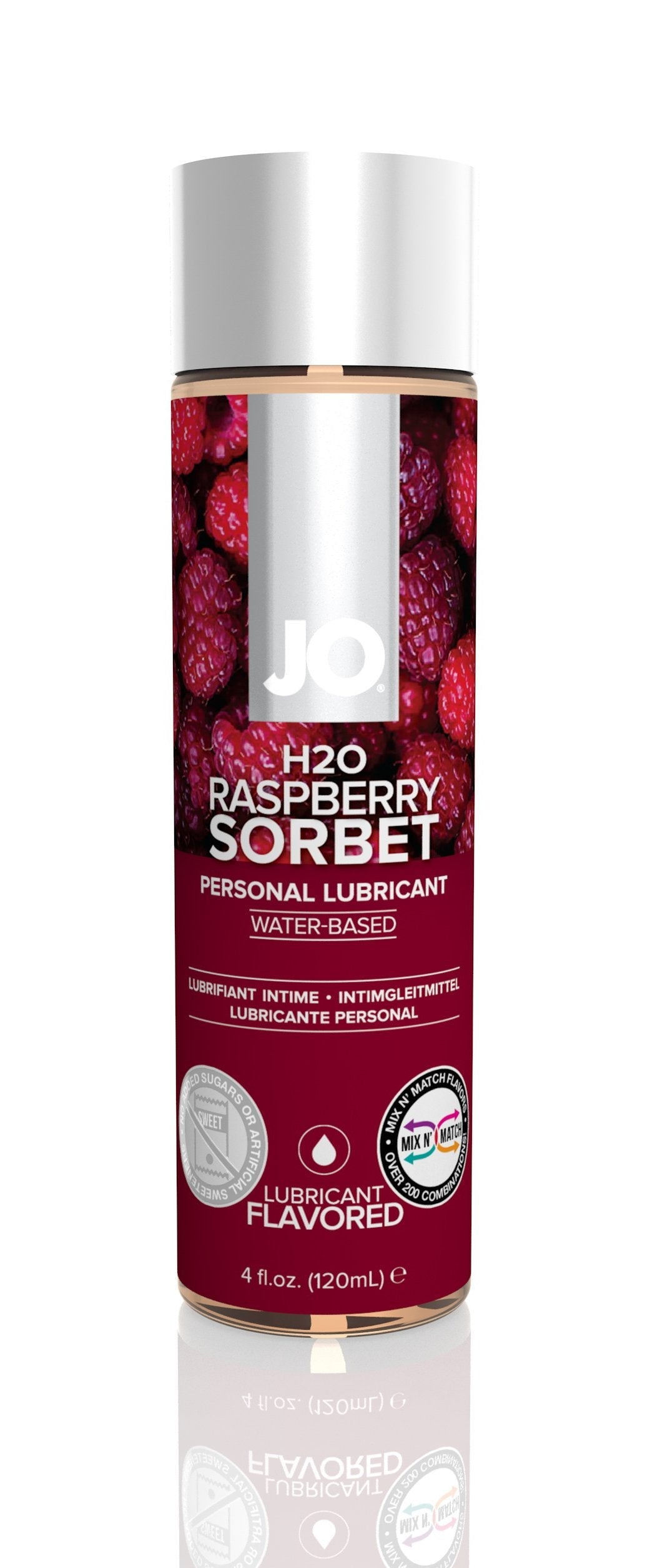 System JO H2O Flavored Raspberry Sorbet Personal Lubricant Oral Sex Lube 120ml