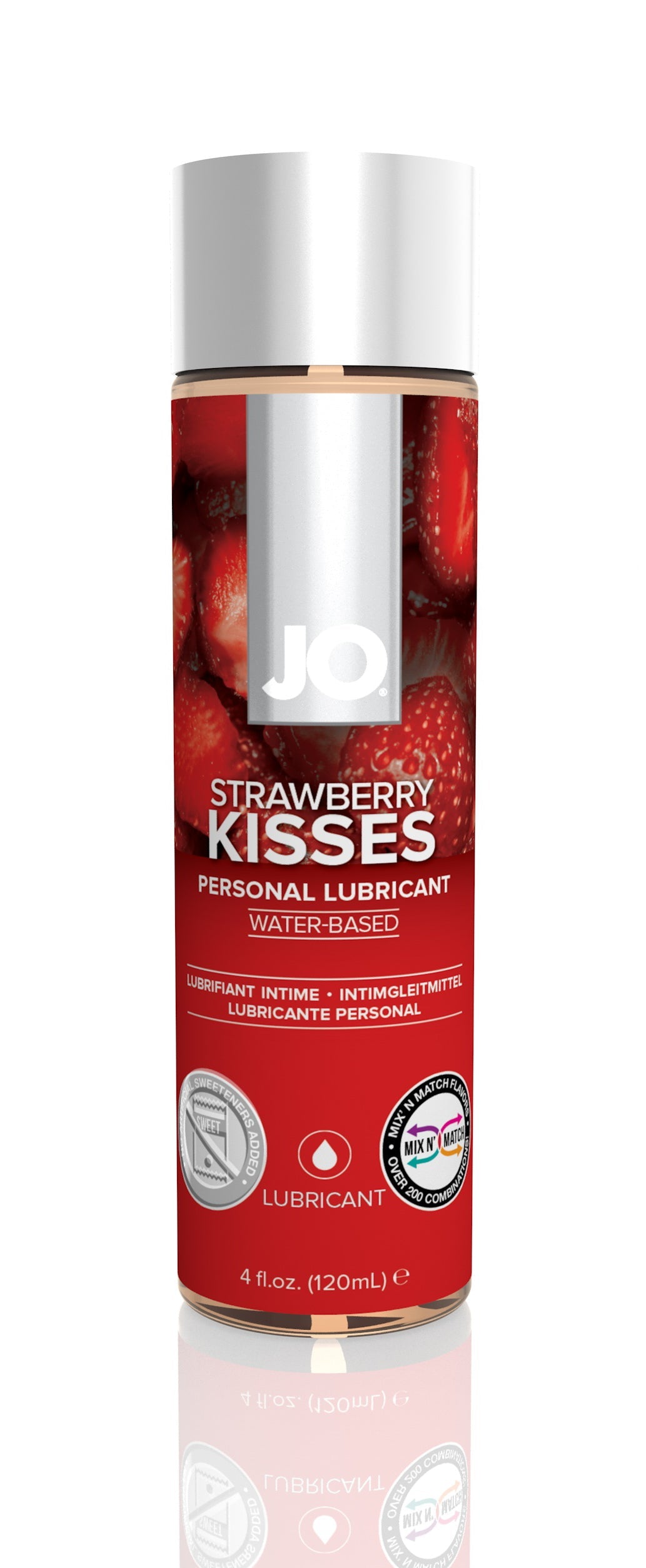 System JO H2O Flavored Strawberry Kiss Personal Lubricant Oral Sex Lube 120ml