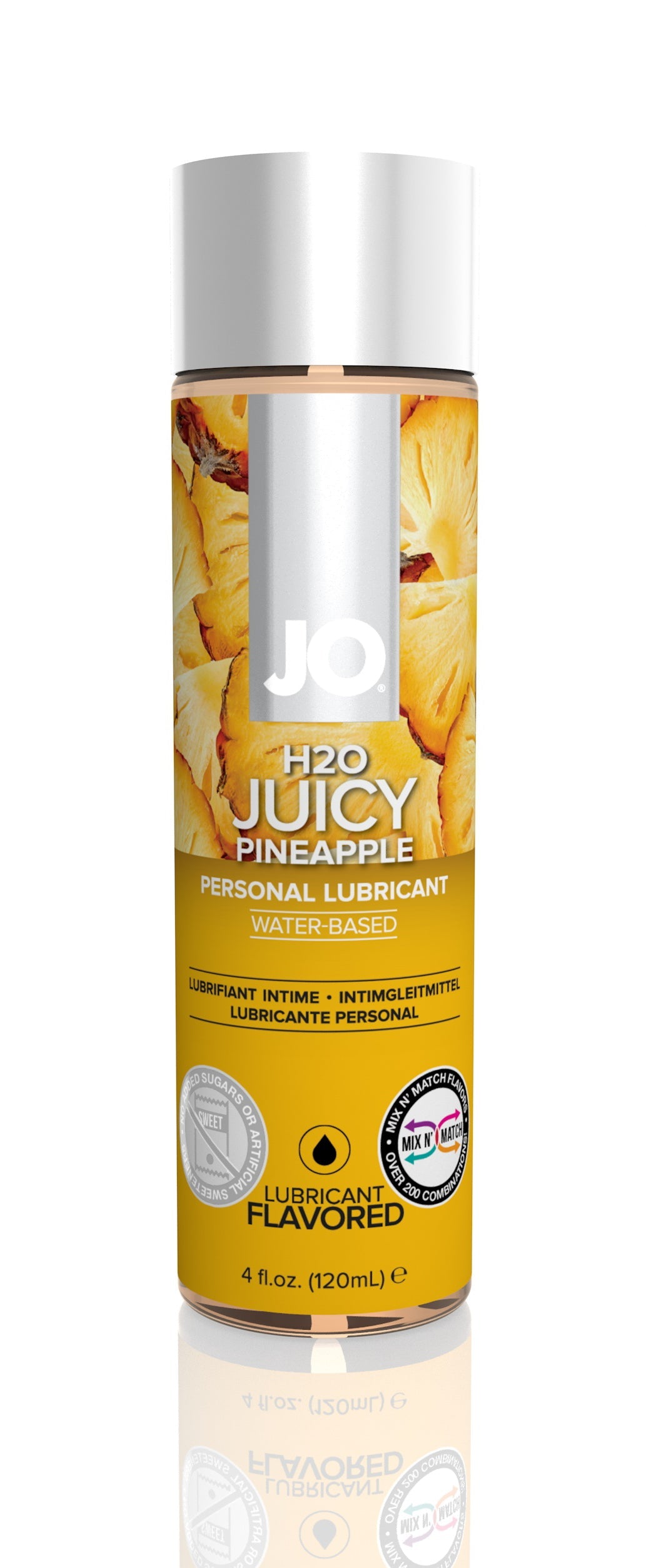 System JO H2O Flavored Juicy Pineapple Personal Lubricant Oral Sex Lube 120ml