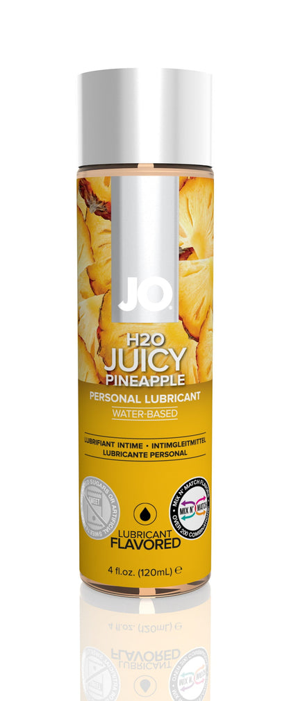 System JO H2O Flavored Juicy Pineapple Personal Lubricant Oral Sex Lube 120ml
