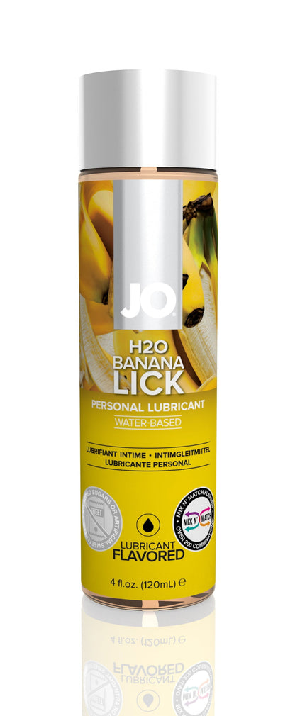 System JO H2O Flavored Banana Lick Personal Lubricant Oral Sex Lube 120ml