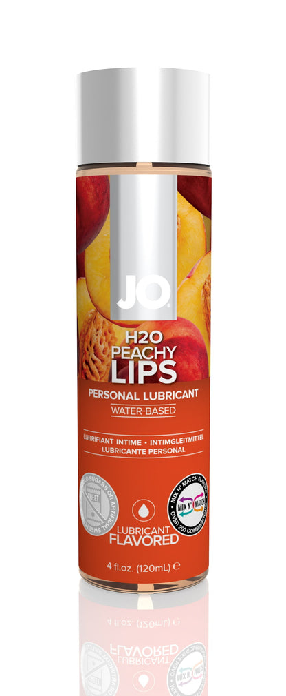System JO H2O Flavored Peachy Lips Personal Lubricant Oral Sex Lube 120ml