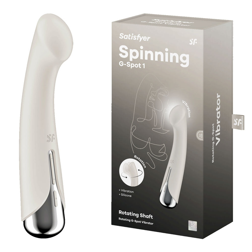 Satisfyer Spinning G-Spot 1 Rotating Vibrator Beige