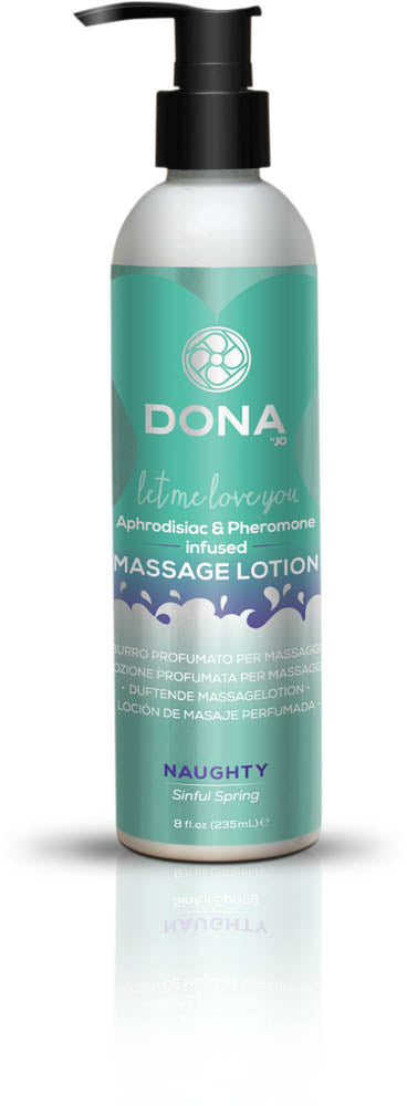 Dona Scented Naughty Massage Lotion Aphrodisiac Pheromone Infused Sinful Spring