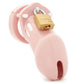 CB-X Cockcage CB-6000 Clear Male Penis Chastity Kit Cage Pink