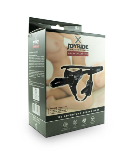 X JOYRIDE 6" & 5" DUAL DELIGHT STRAP-ON