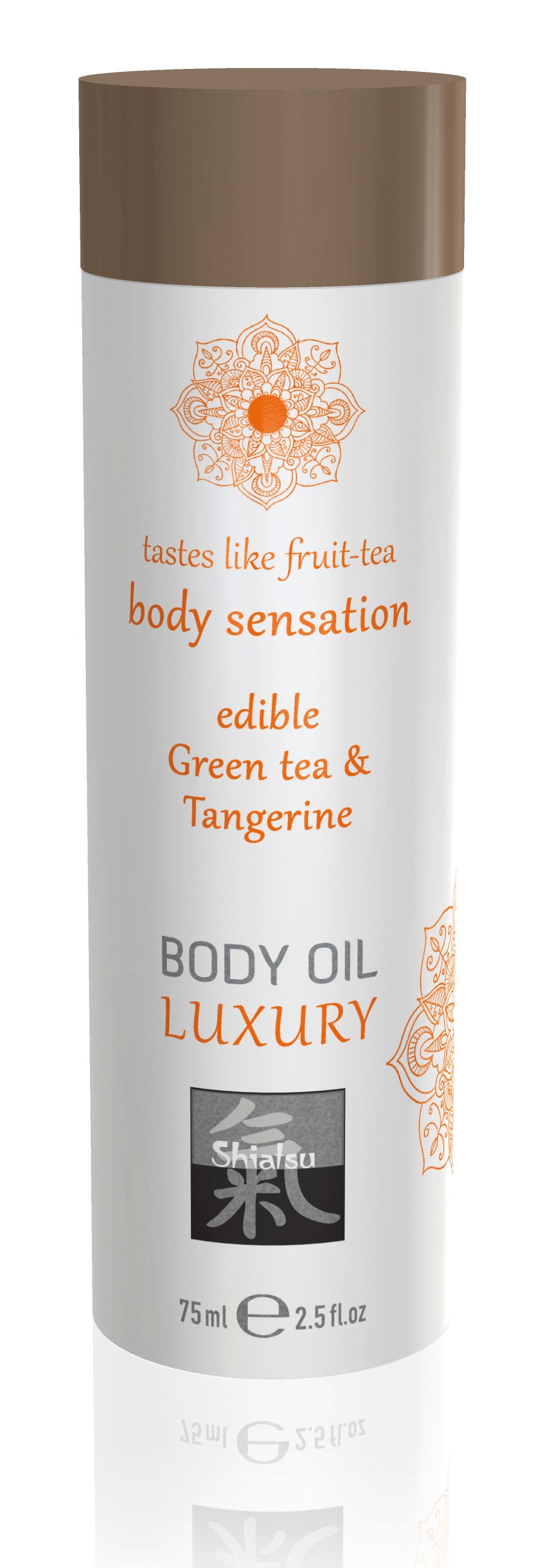 Shiatsu Luxury Body Oil Edible Green Tea and Tangerine