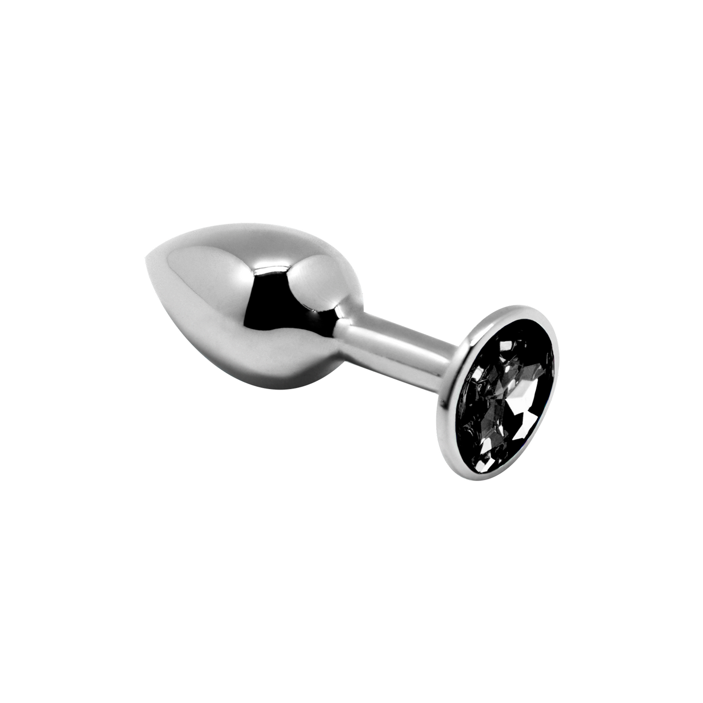 MINI METAL BUTT PLUG ANAL PLEASURE BLACK S