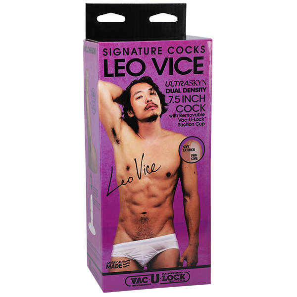 Signature Cocks - Leo Vice - 6 Inch ULTRASKYN Cock with Removable Vac-...