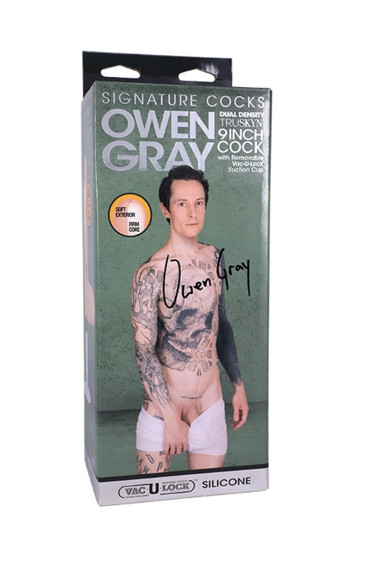 Signature Cocks Owen Gray - Silicone 9 inch