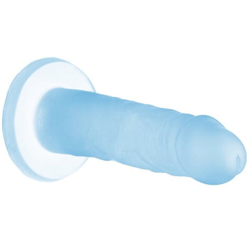 BMS Addiction Cocktails Blue Lagoon 5.5" Dildo with Bullet Vibrator Dong Sex Toy