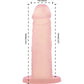 BMS Addiction Cocktails Peach Bellini 5.5" Dildo & Bullet Vibrator Dong Sex Toy