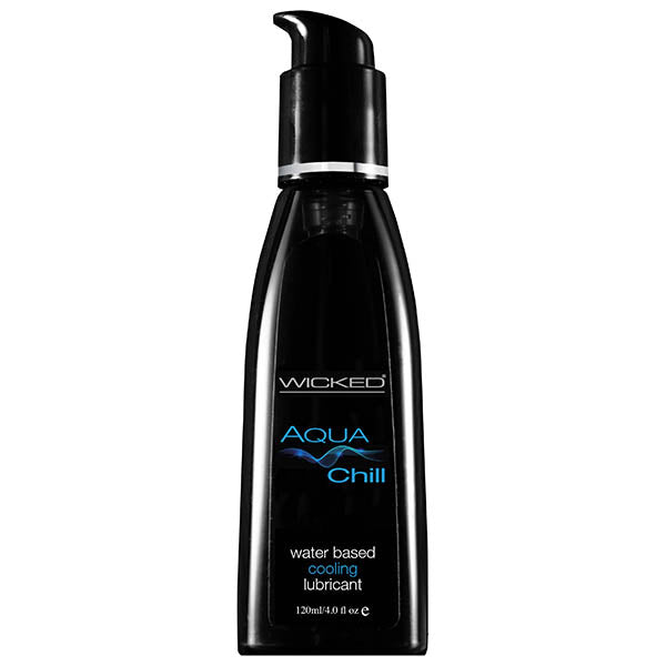 Wicked Aqua Chill Cooling Water Based Lubricant - 120 ml