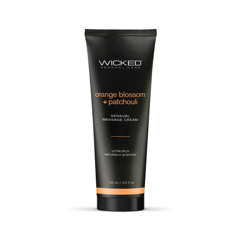 Wicked ORANGE BLOSSOM + PATCHOULI Sensual Massage Cream