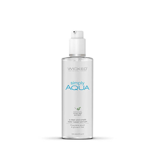 Wicked Simply Aqua Water Based Lubricant - 120 m