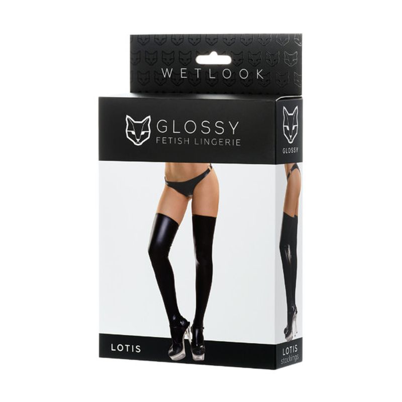 Glossy Wetlook Stockings Lotis