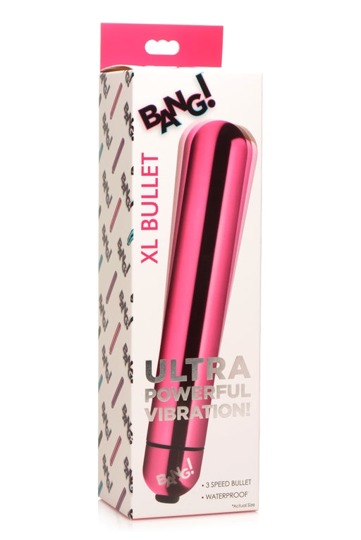 Bang! Vibrating Metallic XL Bullet - Pink